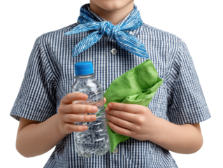man holding a bottle of water