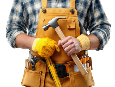 carpenter with hammer