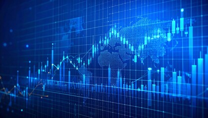 Global financial market data visualization
