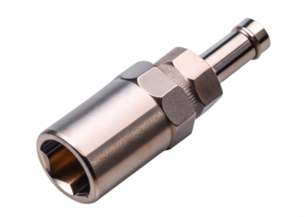 Magnetized bit holder isolated on a white or transparent background.