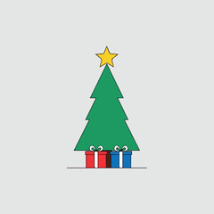Obraz premium Christmas Tree001