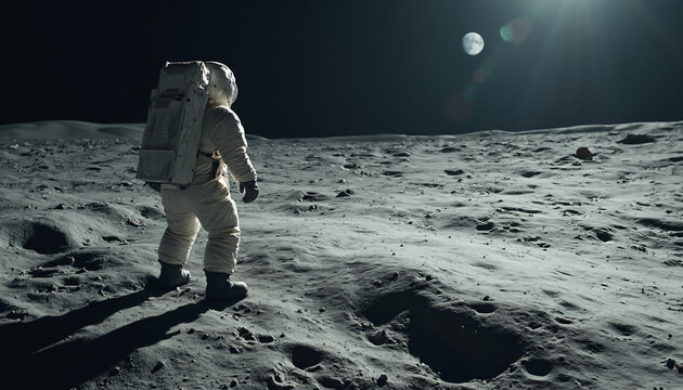 Astronaut on Lunar Surface