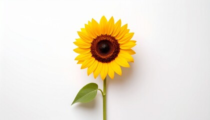 Obraz premium sunflower isolated on white