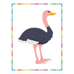 Classroom Animal Decorations vector art for kids page 01