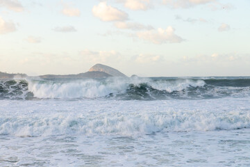 hangover on Leblon beach in Rio de Janeiro.