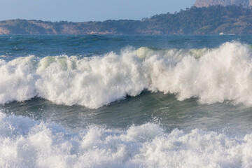 hangover on Leblon beach in Rio de Janeiro.