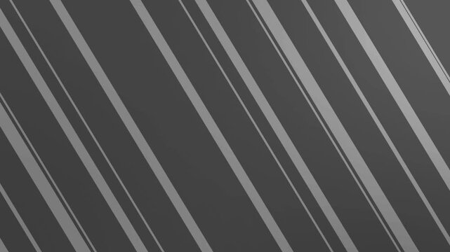 Gray diagonal stripes animation background 4k