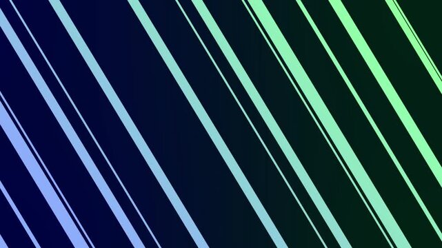 Gradient diagonal stripes lines animation on black background 4k
