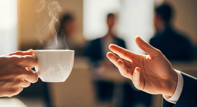 Coffee Break Negotiation: Business Meeting Refreshment