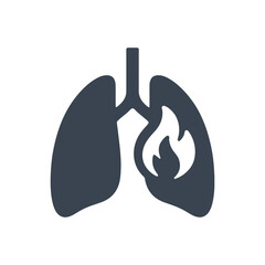 Lung Inflammation Icon