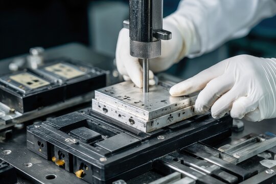 Precision assembly of a metallic component using specialized tooling