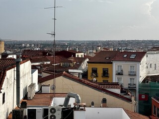 old town rooftops. Madrid, Spain