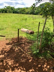 Old farm entrance. Cotui, Dominican Republic 