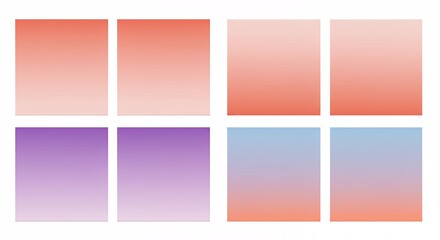 Fototapeta premium Gradient color swatches set design resource