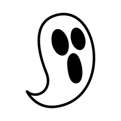 Ghost icon for Helloween element decoration