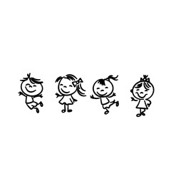 Happy kids doodle 