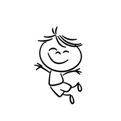 Happy kids doodle 