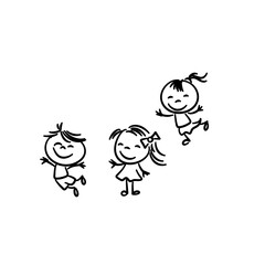 Happy kids doodle
