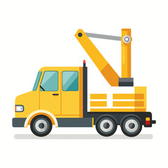 yellow dump truck