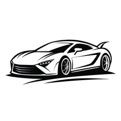 Isolated design of a unique sports car package.