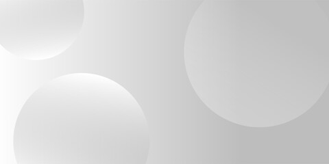 A minimalist abstract background featuring overlapping curves and circular shapes in various shades of gray, creating a smooth gradient and subtle depth