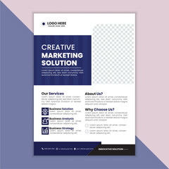 modern Corporate business flyer design,abstract business flyer and creative design, new digital marketing flyer set.
