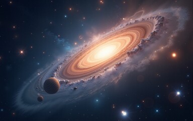 Obraz premium space of time dimension concept,universe,illusion,time theory. High quality