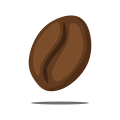 Coffee beans icon. Coffee bean vector isolated on white