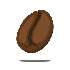 Coffee beans icon. Coffee bean vector isolated on white
