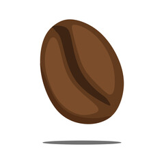 Coffee beans icon. Coffee bean vector isolated on white