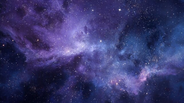 Vibrant cosmic landscape showcasing colorful nebulae and twinkling stars in deep space