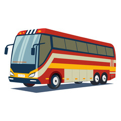 bus isolated on white background