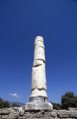 Temple of goddess Hera, Hereion sanctuary on Samos island, Greece