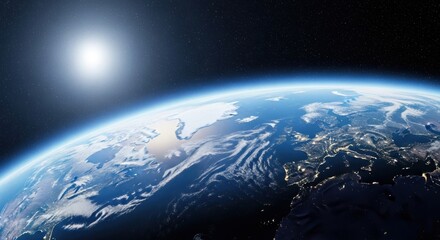 Earth from Space: Europe at Night, Sunlit Ice, Atmospheric Glow