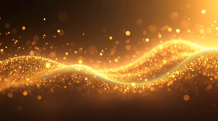Obraz premium “Golden Sparkle Light Effect