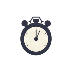 Vintage Stopwatch: Time Management, Deadline, Punctuality Graphic