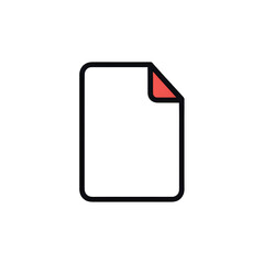 Pixel Art Document Icon: Minimalist Design Element for Websites & Apps