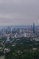 Fototapeta premium view of Kuala Lumpur's urban sprawl