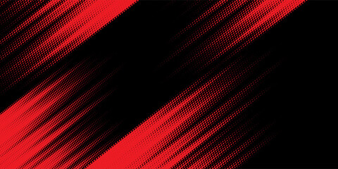 Halftone dots red and blue color pattern gradient grunge texture background. Dot pop art comic sport style vector illustration. modern background © Hendra