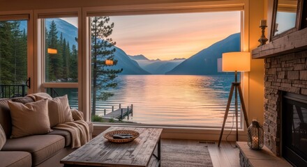 view from the window to the sea