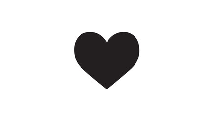 Romantic heart design with elegant typography and color accents