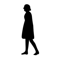 people standing silhouette vector
