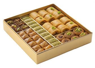 Assorted Baklava Box A Golden Selection of Middle Eastern Pastries