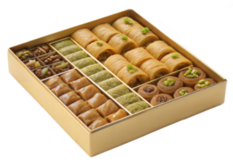 Assorted Baklava Box A Golden Selection of Middle Eastern Pastries