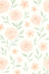 roses seamless pattern