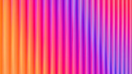 Obraz premium Abstract Vibrant Gradient Stripes: Pink, Purple, and Orange Hues, Modern Background Texture