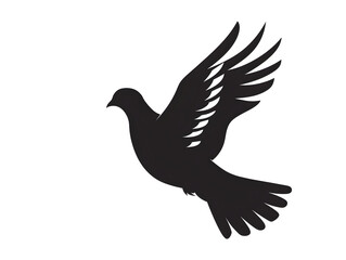 Fototapeta premium simple dove silhouette