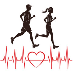 girl and boy with heart