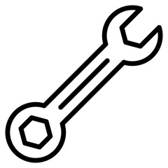 Wrench  Icon Element For Design