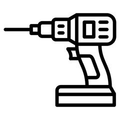 Drill  Icon Element For Design